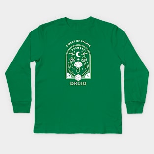 Circle of Spores Druid Kids Long Sleeve T-Shirt